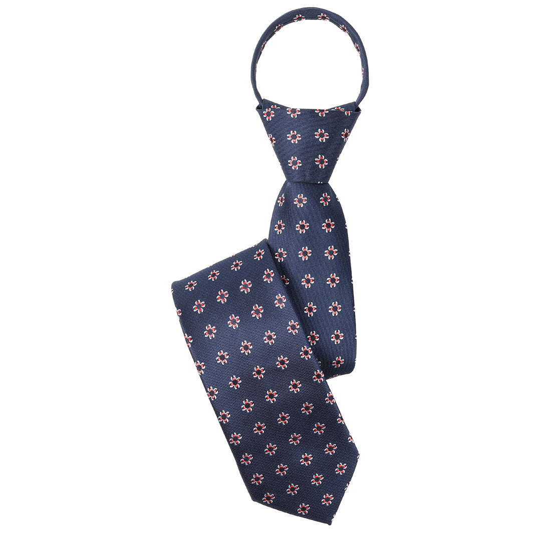 ワンタッチネクタイ 7cm ストライプ ドット チェック ビジネス 30482