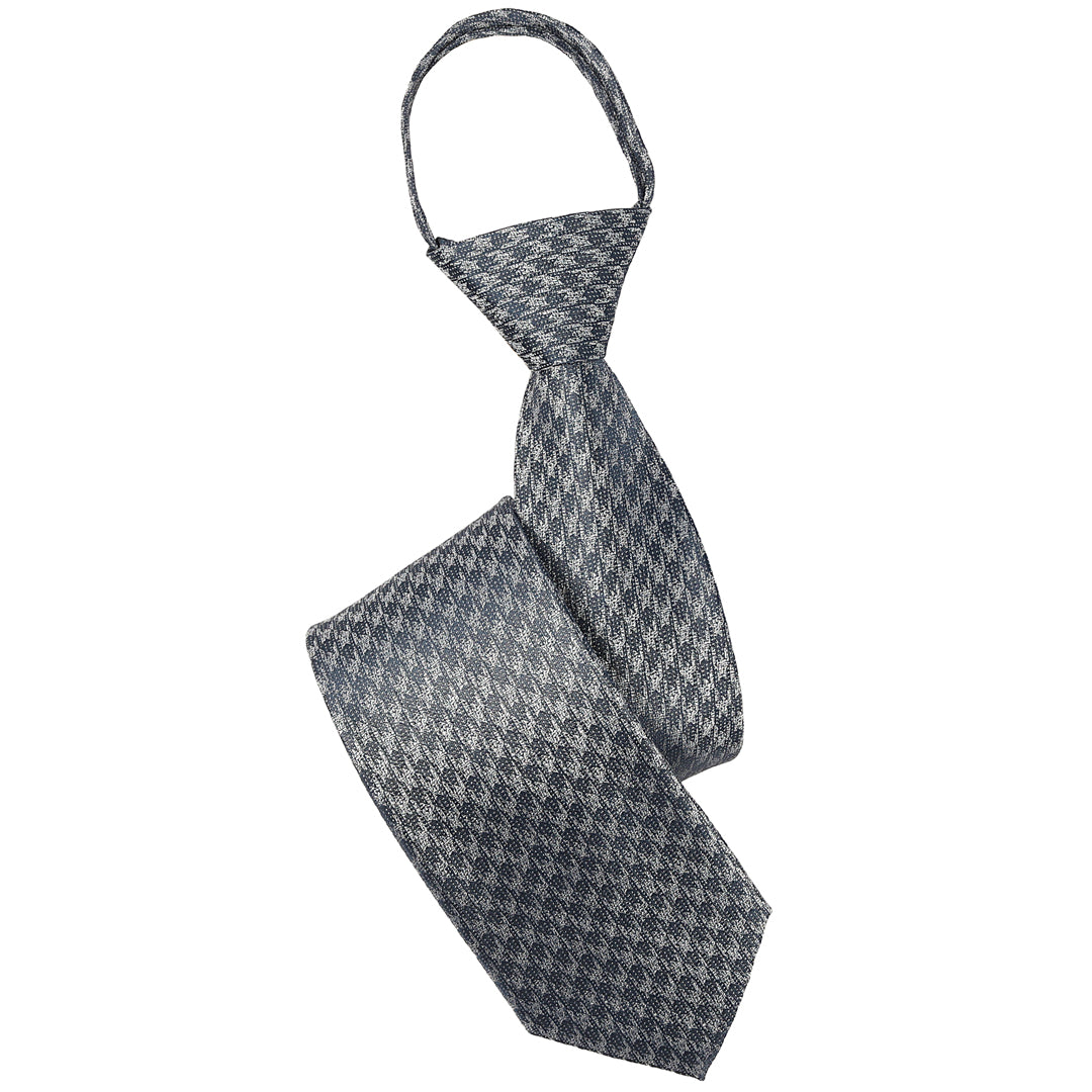 ワンタッチネクタイ 簡単ネクタイ ジッパー式 ( 大剣幅 8cm ) ビジネス スーツ ジャケット グレー・ブラック系 全14種 30634