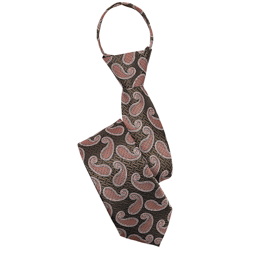 ワンタッチネクタイ ペイズリー ( 簡単ネクタイ ) 7cm 【 全13色 】30705