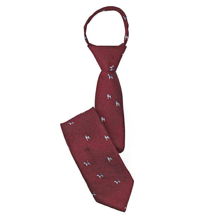 ワンタッチネクタイ 7cm ワイン レッド 30601